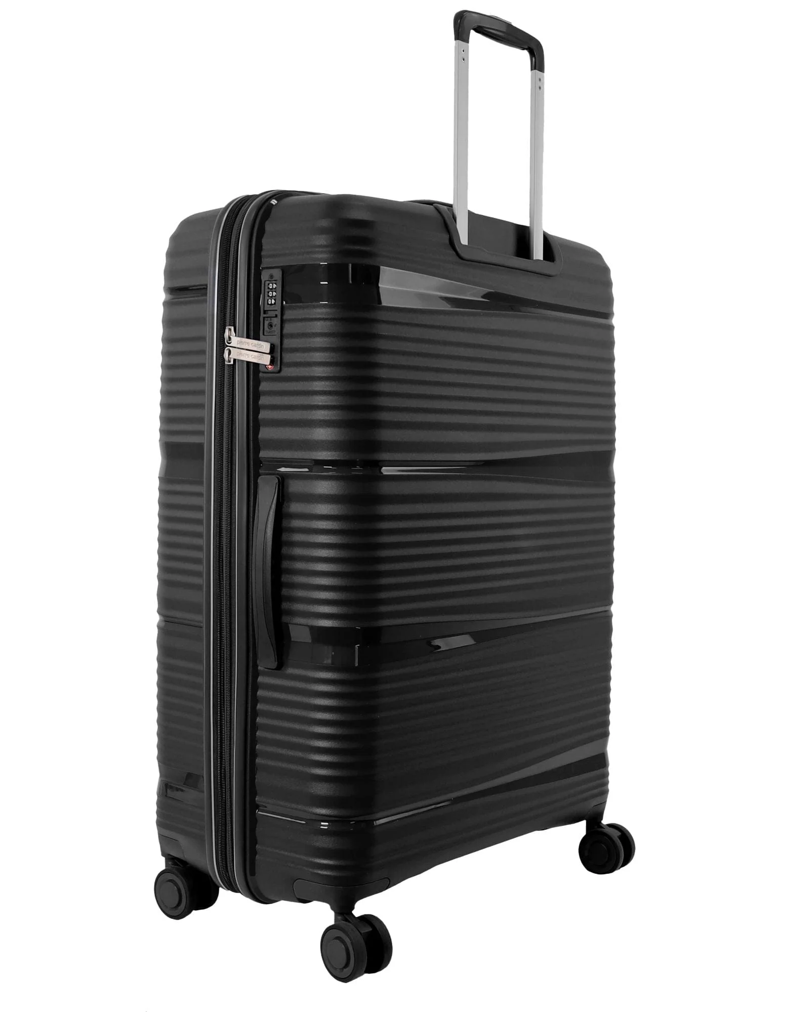 Pierre Cardin Normandy Medium 117L Hard Shell Case Suitcase Travel Luggage Black - Image 6
