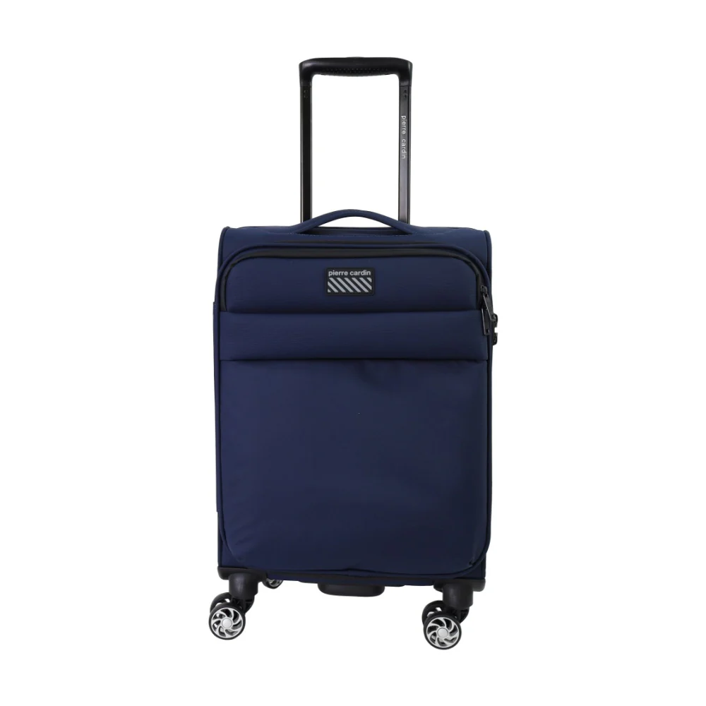 Pierre Cardin Soft Water-Repellent Cabin Carry-On (Navy) - Image 3