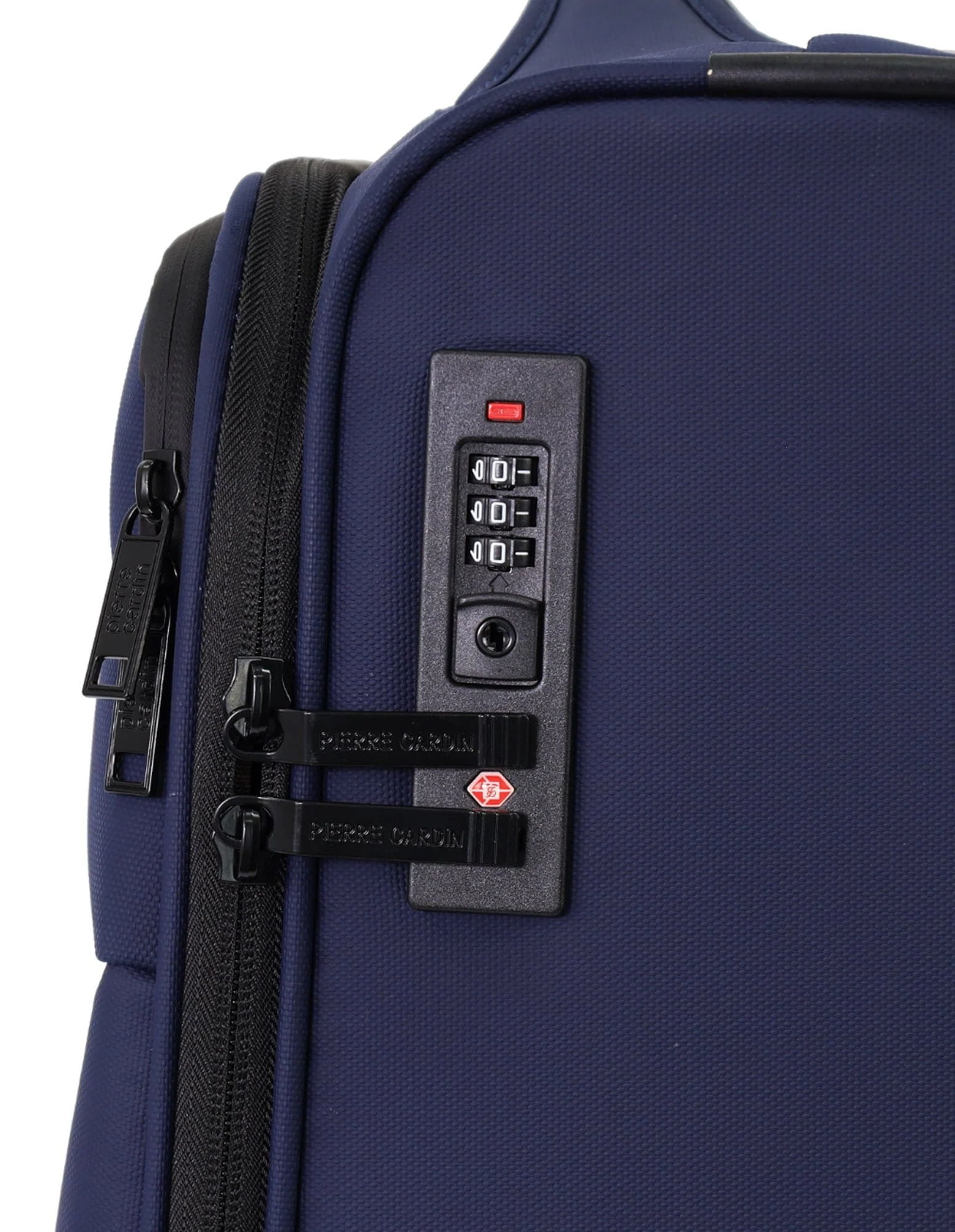 Pierre Cardin Soft Water-Repellent Cabin Carry-On (Navy) - Image 9
