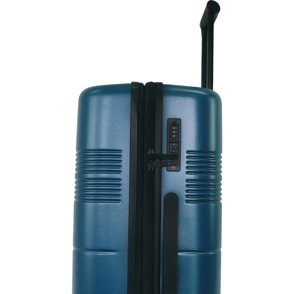 Pierre Cardin Travel Hard Shell Case CABIN/MED/LRG Travel Luggage Set (Teal) [3-Pieces] - Image 10