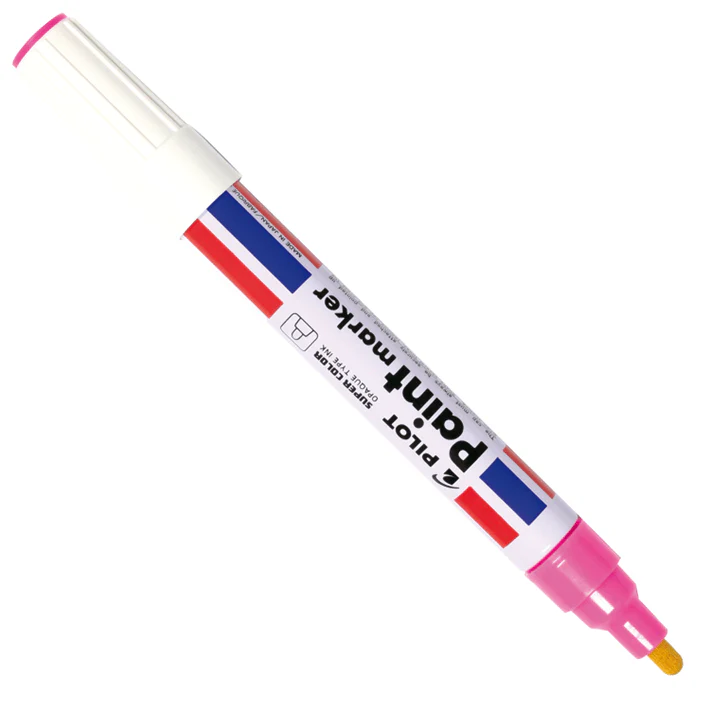 Pilot Box 12 Super Colour Paint Marker SC-PM 4.5mm (Pink) - Image 3