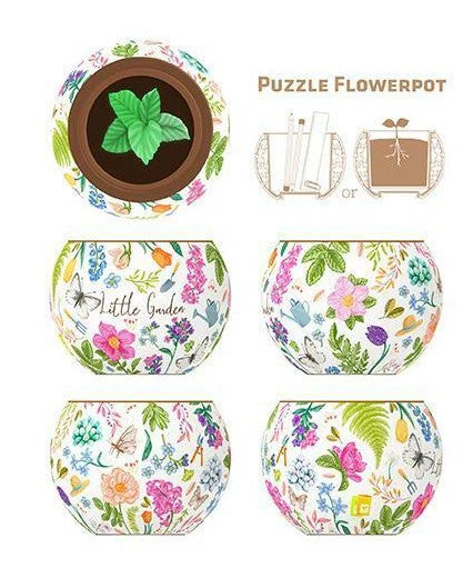 Pintoo 3D Flowerpot Little Garden Puzzle - Image 2