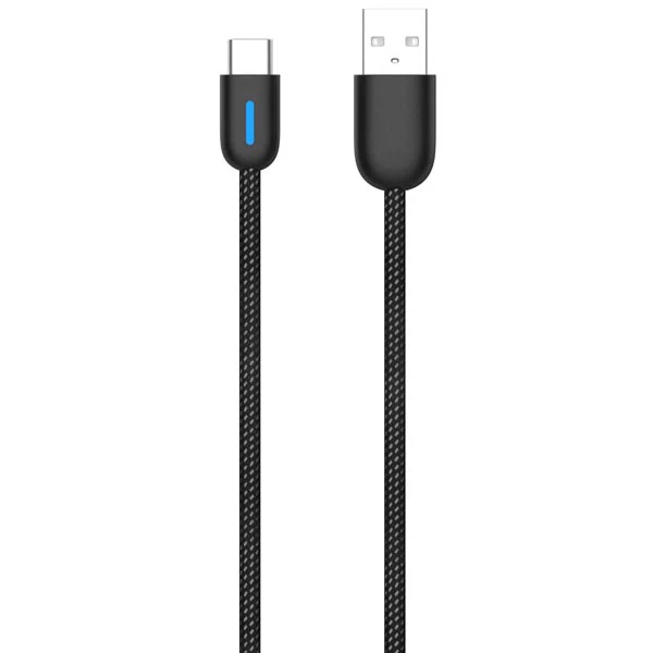 Pioneer USB-C Braided Cable 1m - USB-A to USB-C Charging Data Cable - Image 3