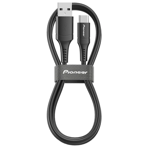 Pioneer USB-C Braided Cable 1m - USB-A to USB-C Charging Data Cable