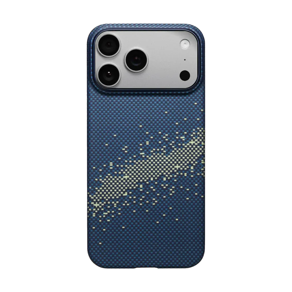 PITAKA Aramid Fibre StarPeak Ultra-Slim Case For iPhone 17 Pro Max(Milky way galaxy)