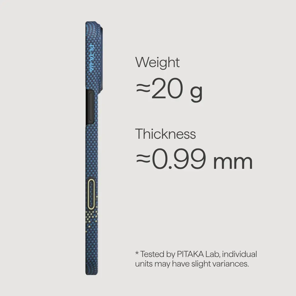 PITAKA Aramid Fibre StarPeak Ultra-Slim Case For iPhone 17 Pro Max(Milky way galaxy) - Image 3