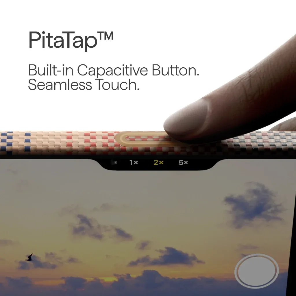 PITAKA Aramid Fibre Ultra-Slim Case  for iPhone 17 Pro Golden Glint - Image 4