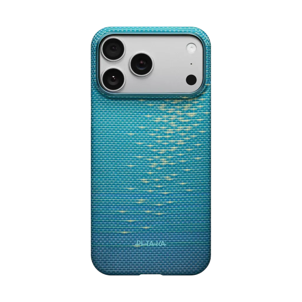 PITAKA Aramid Fibre Ultra-Slim Case  for iPhone 17 Pro Lucid Blue - Image 2