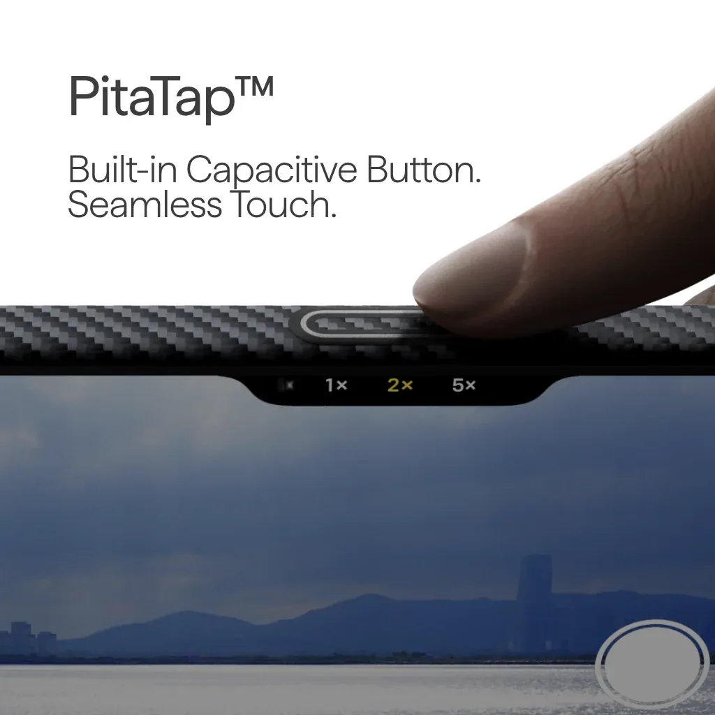 PITAKA Aramid Fibre Ultra-Slim Case for iPhone 17 Pro Max Black/Grey - Image 3