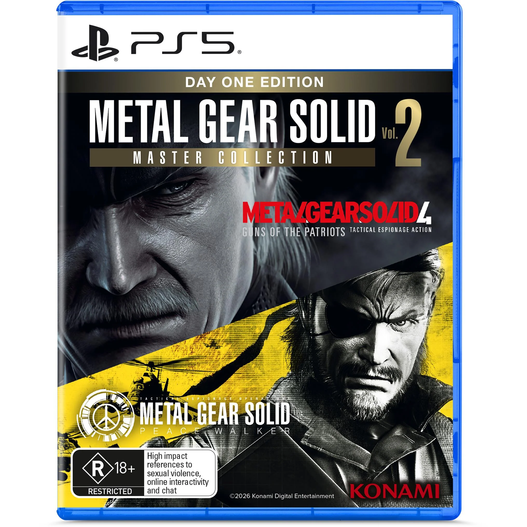 METAL GEAR SOLID: MASTER COLLECTION Vol. 2 Day 1 Edition