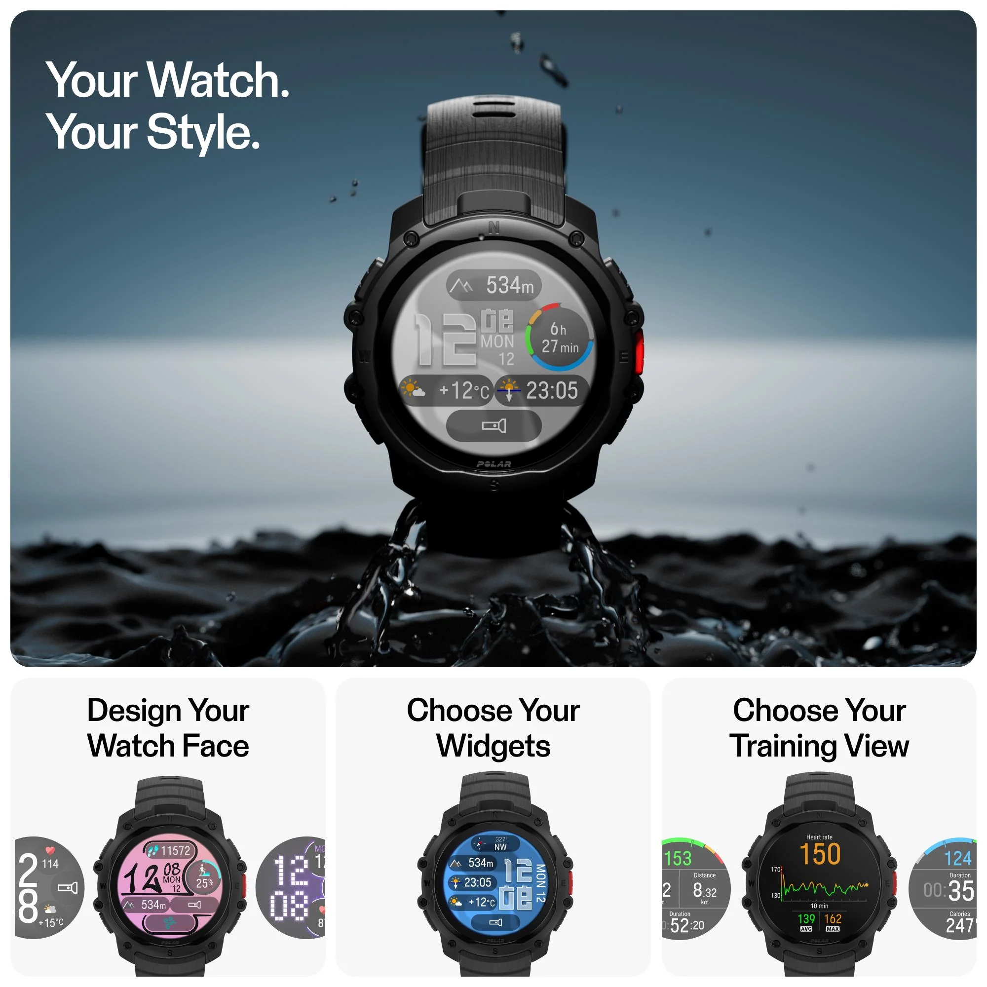 Polar Street X Watch (Night Black) [S-L] - Image 15