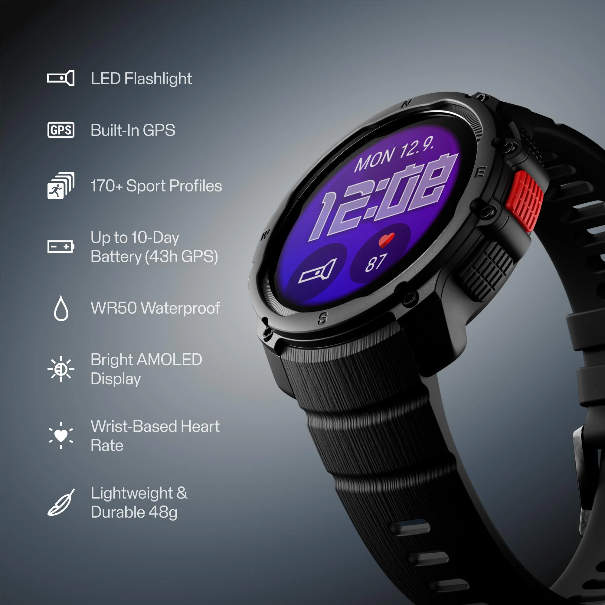 Polar Street X Watch (Night Black) [S-L] - Image 5
