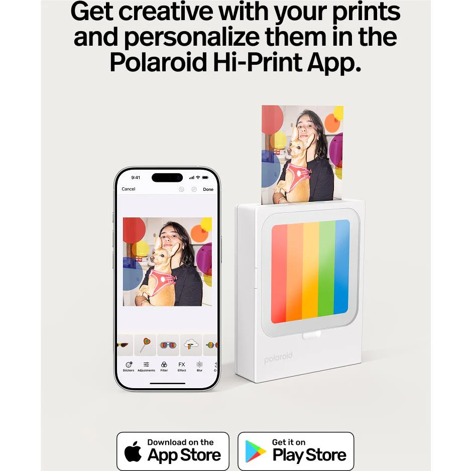 Polaroid Hi-Print 3x3 Photo Printer + 10 Sheets - Image 4