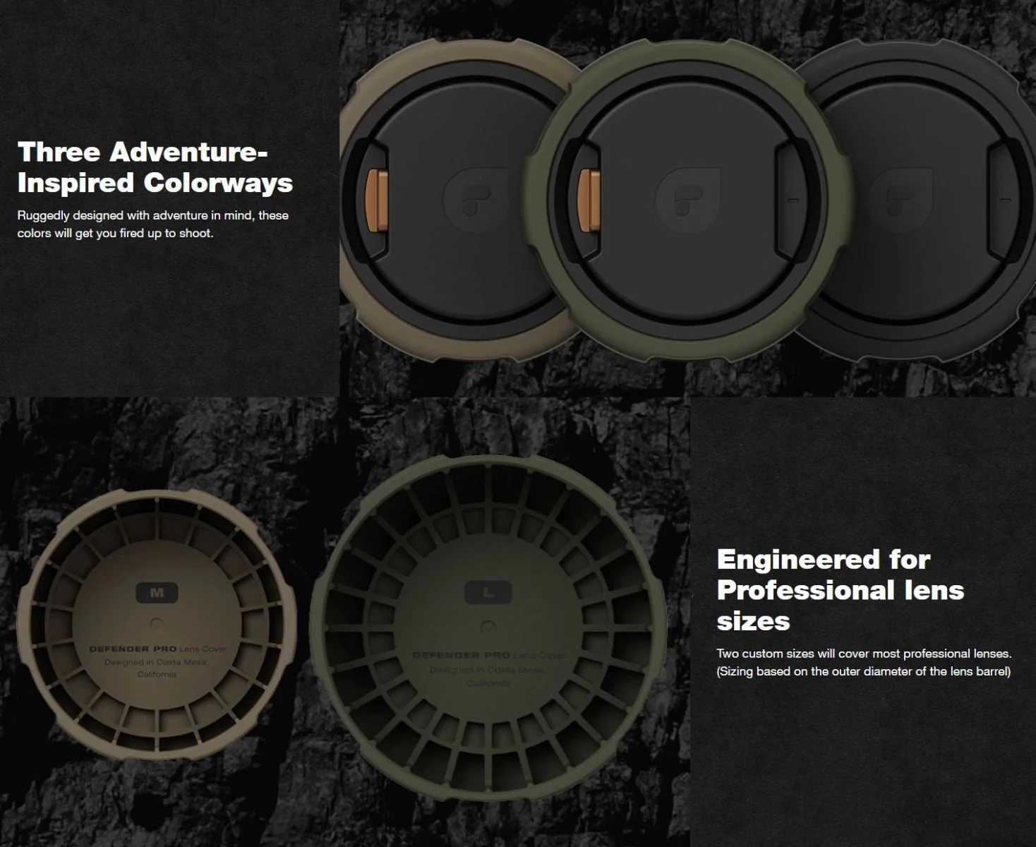 PolarPro Defender Pro (Desert)(Medium 70-80mm Lens Diameters) - Image 8