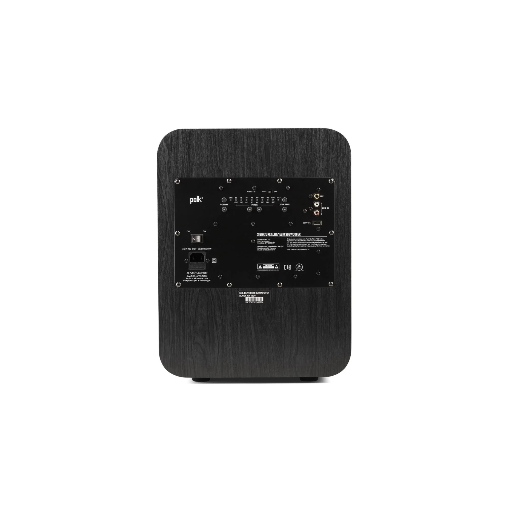 Polk Signature Elite 10" 200W Subwoofer
 (Black) - Image 4