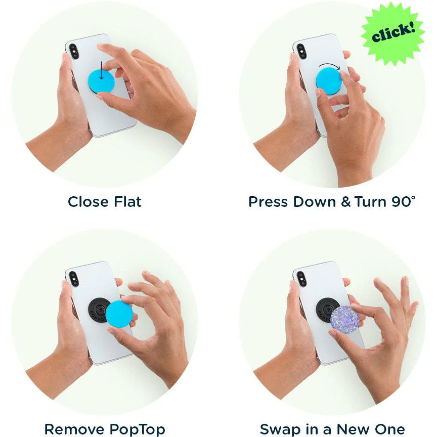 Popsockets PopGrip (Iridescent Confetti Ice Purple) - Image 11