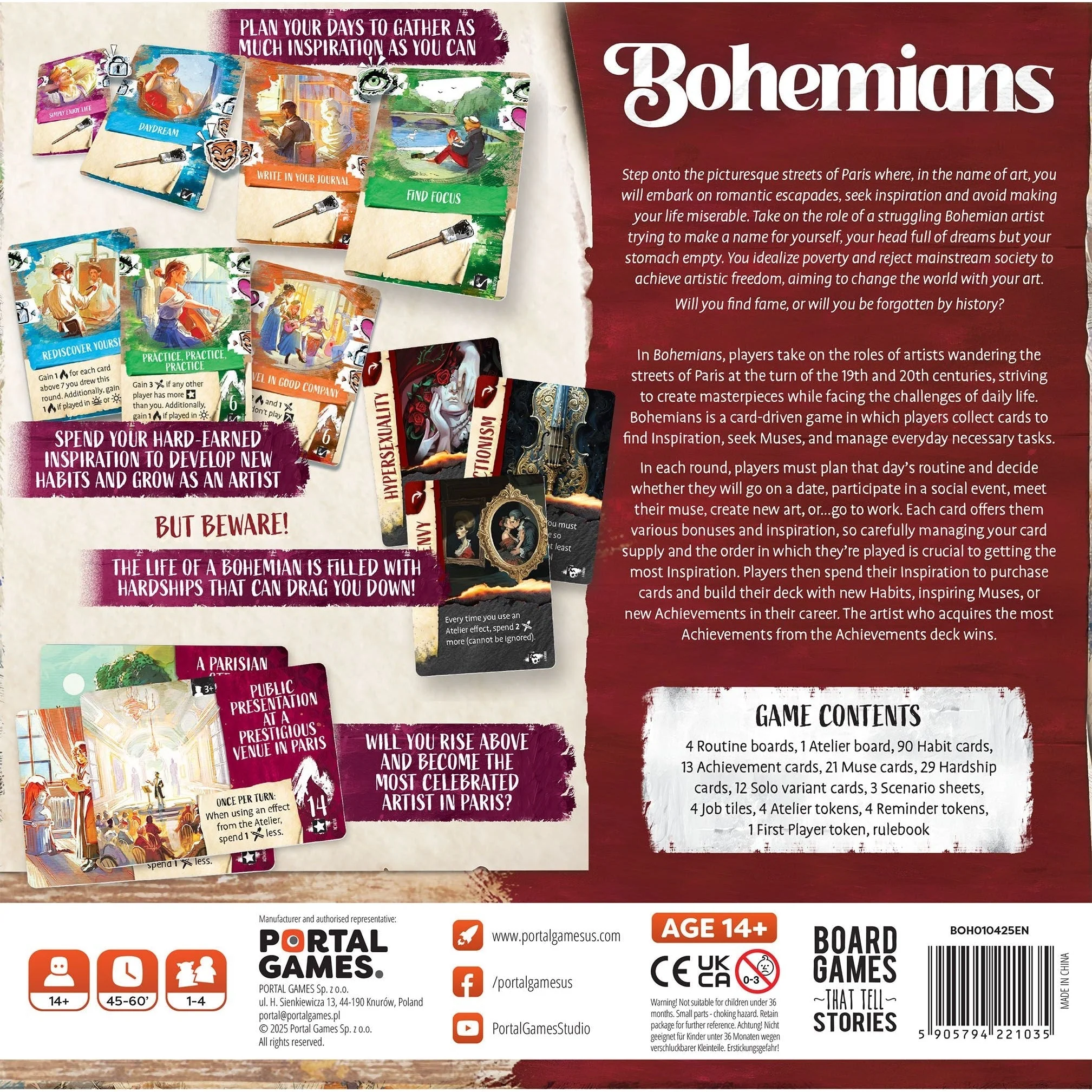Portal Games Bohemians Game - Image 2