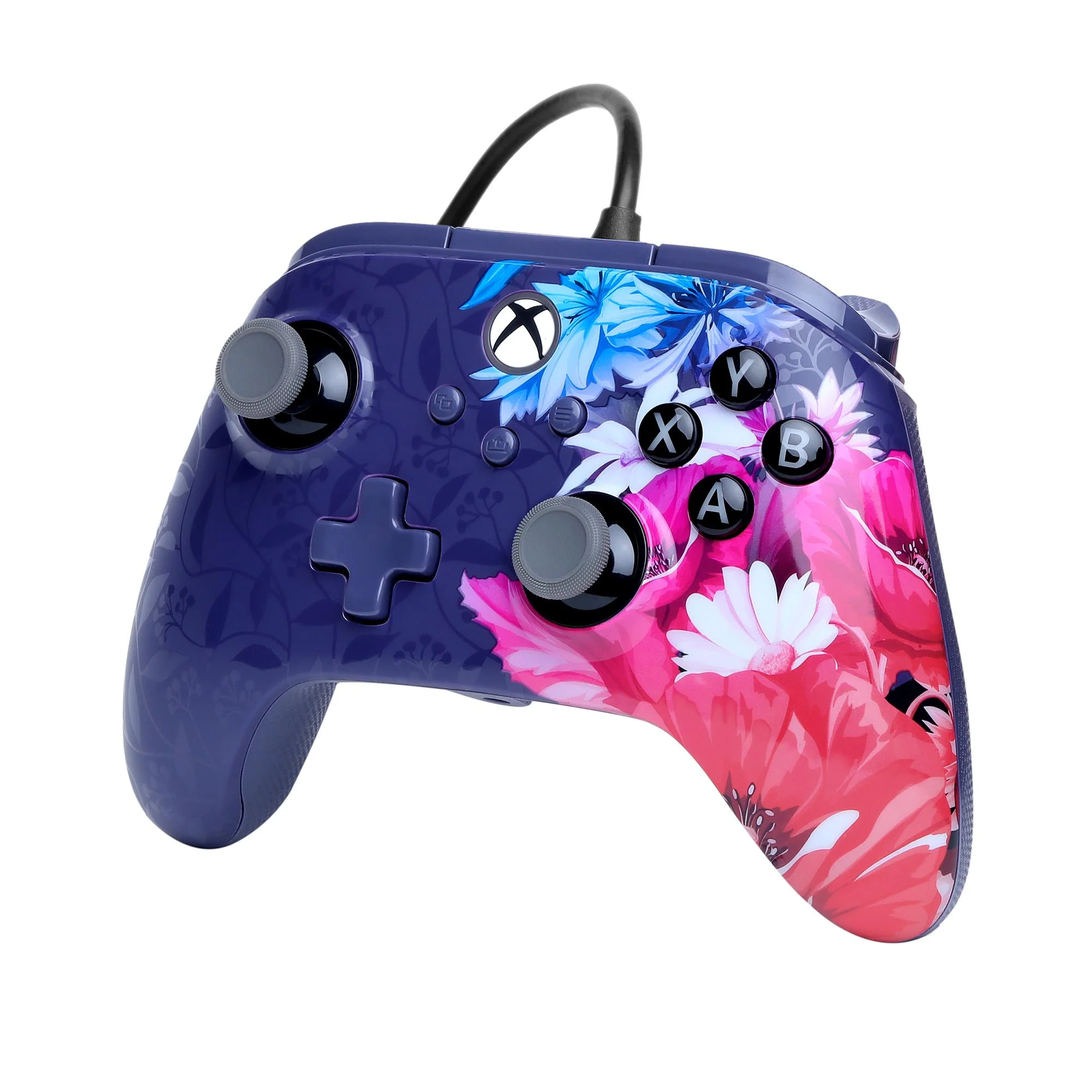 PowerA Advantage Plus Wired Controller for Xbox Series X/S with Hall Effect Modules (Night Blossom) - Image 4