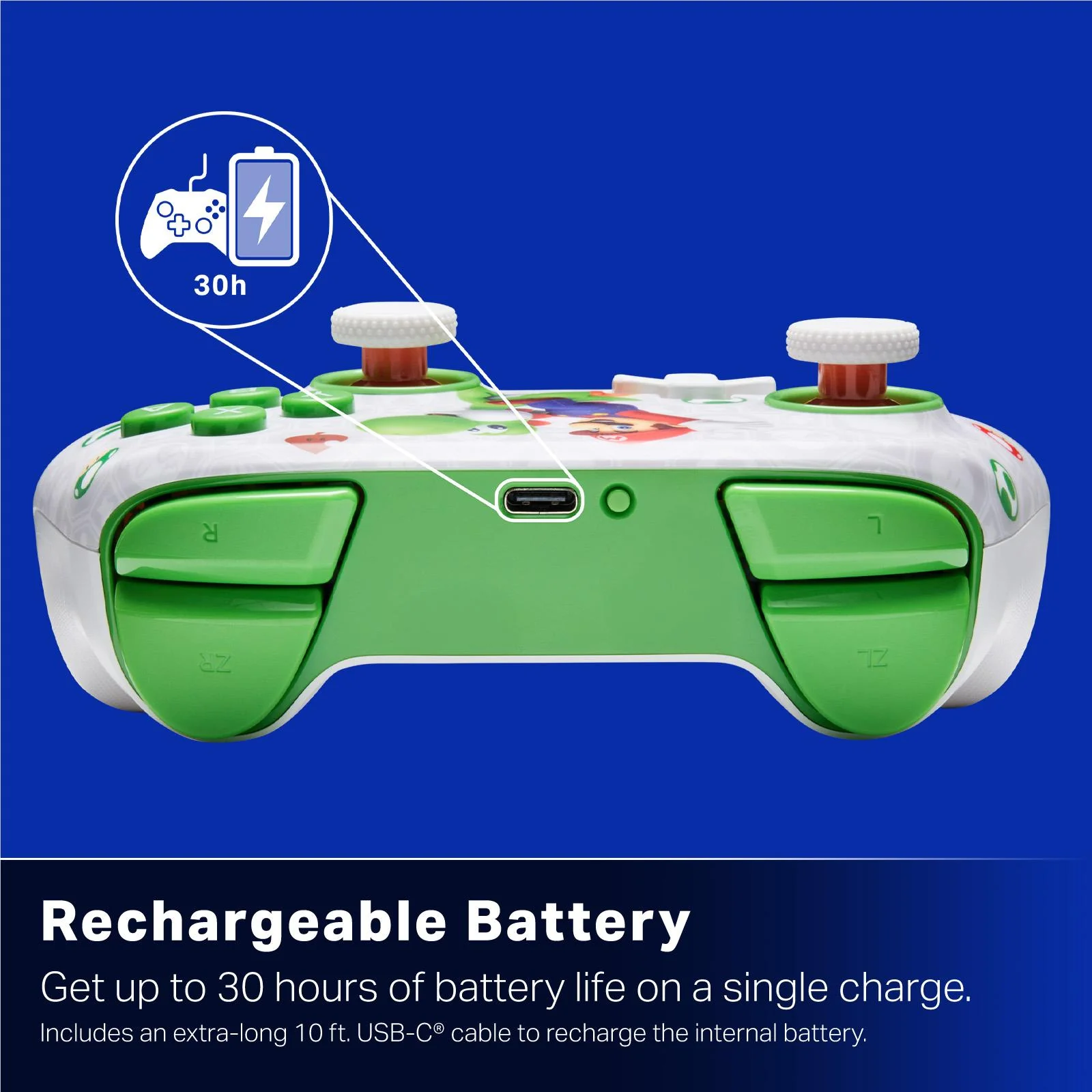 PowerA Advantage Wireless Controller for Nintendo Switch 2 (Mario & Yoshi) - Image 13