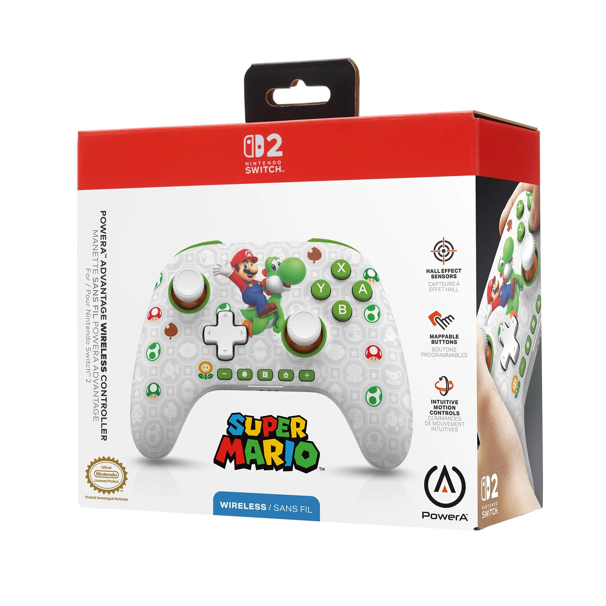 PowerA Advantage Wireless Controller for Nintendo Switch 2 (Mario & Yoshi) - Image 14