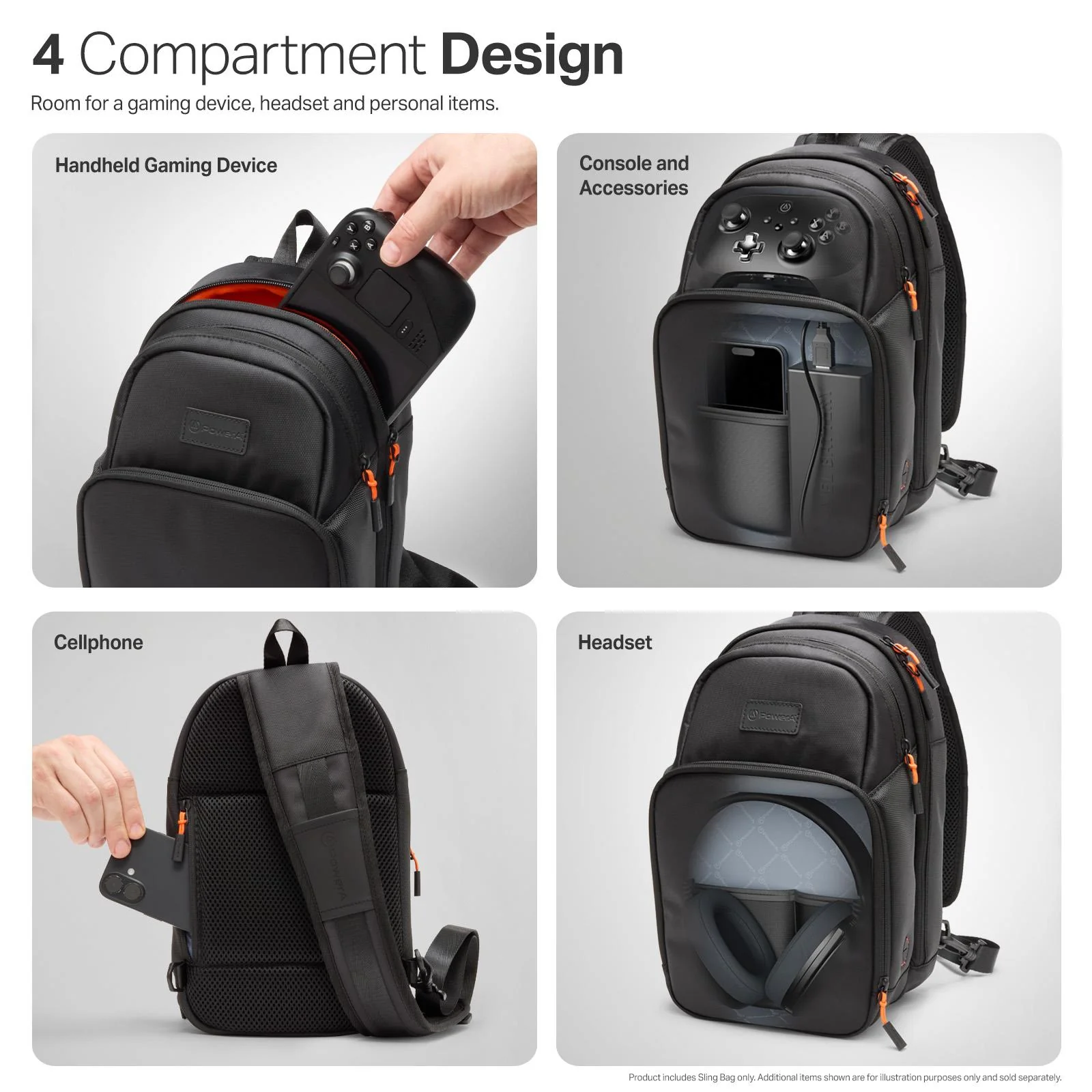 PowerA Sling Bag for PC Handheld Gaming - Image 10