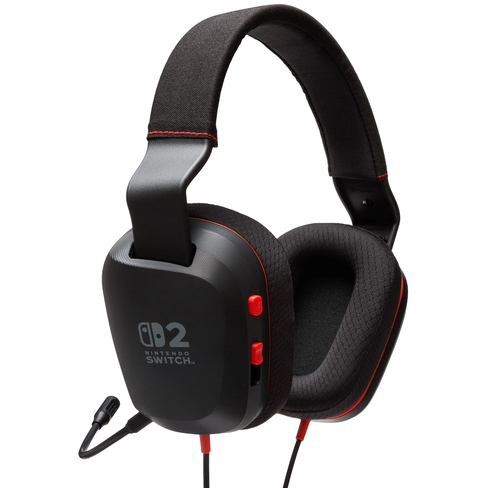 PowerA Wired Stereo Headset for Nintendo Switch 2 (Black) - Image 4