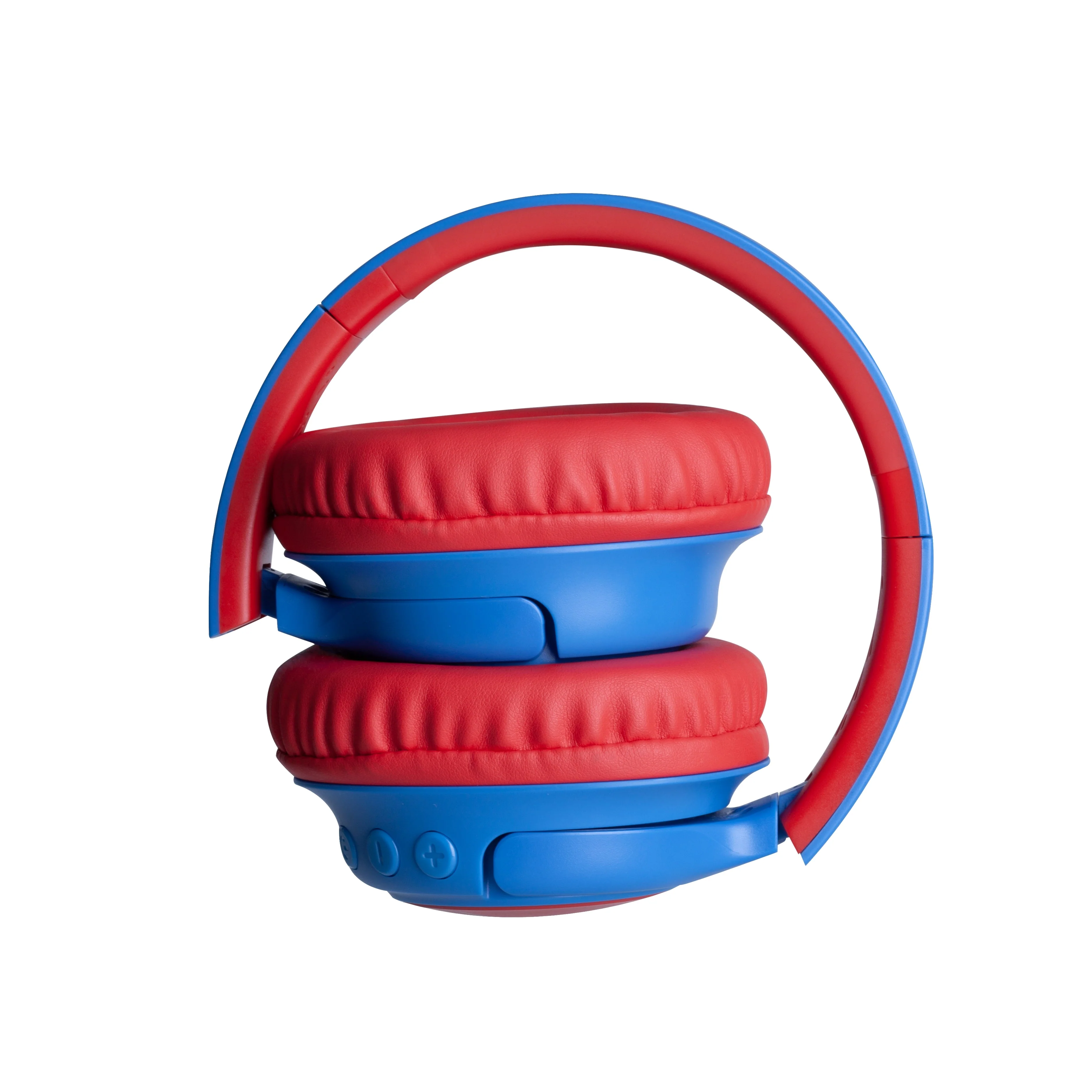 PowerLocus Bobo Kids Bluetooth Headphone (Blue/Red) - Image 2