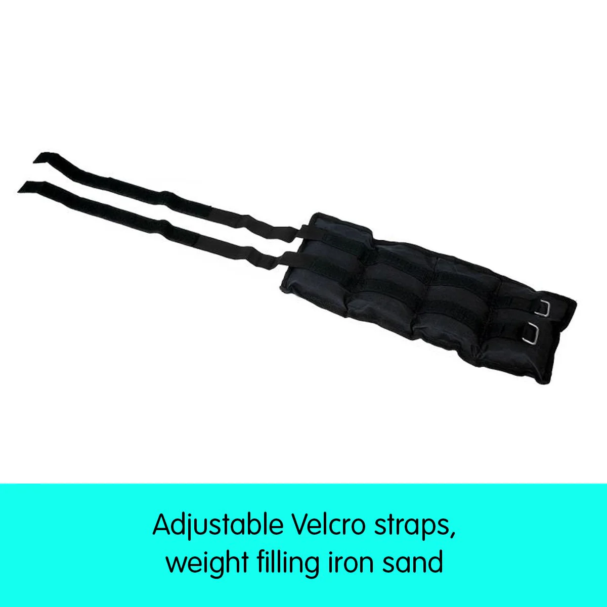 Powertrain 2x 2kg Lead-Free Ankle Weights - Image 5