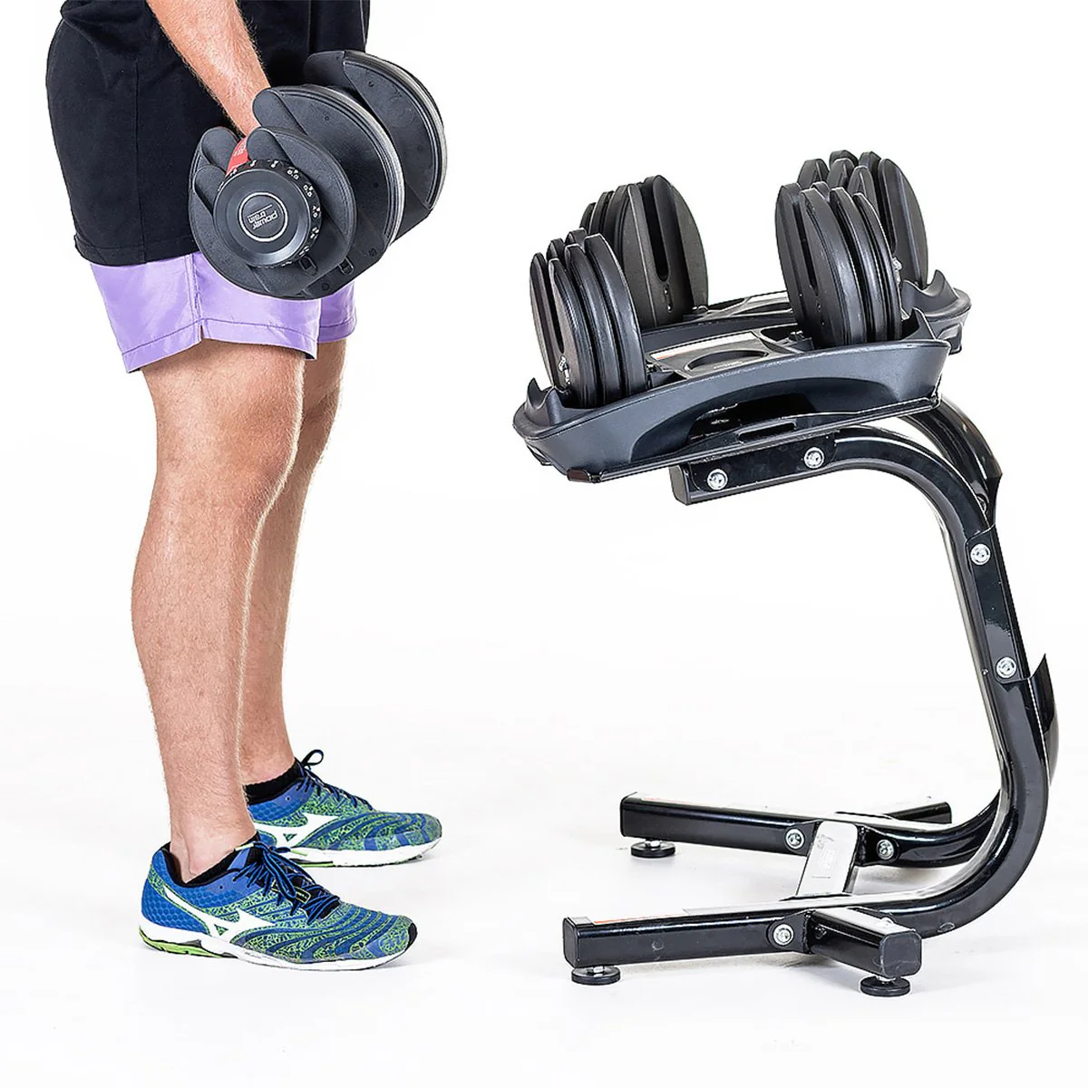 Powertrain Adjustable Dumbbells Stand Weight Plates - Image 6