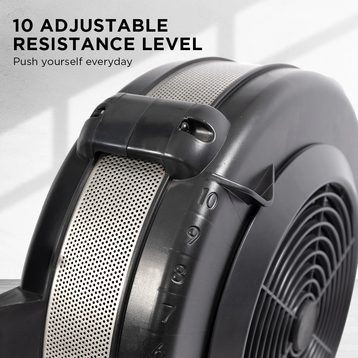 Powertrain Air Rowing Machine Resistance Rower for Home Gym Cardio - Image 10