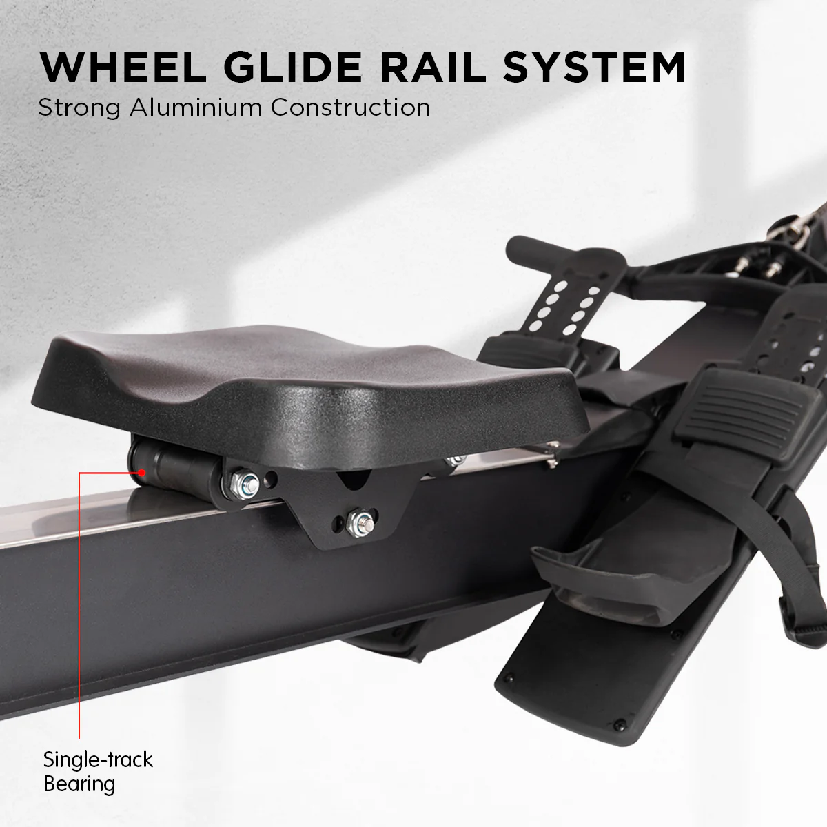 Powertrain Air Rowing Machine Resistance Rower for Home Gym Cardio - Image 9