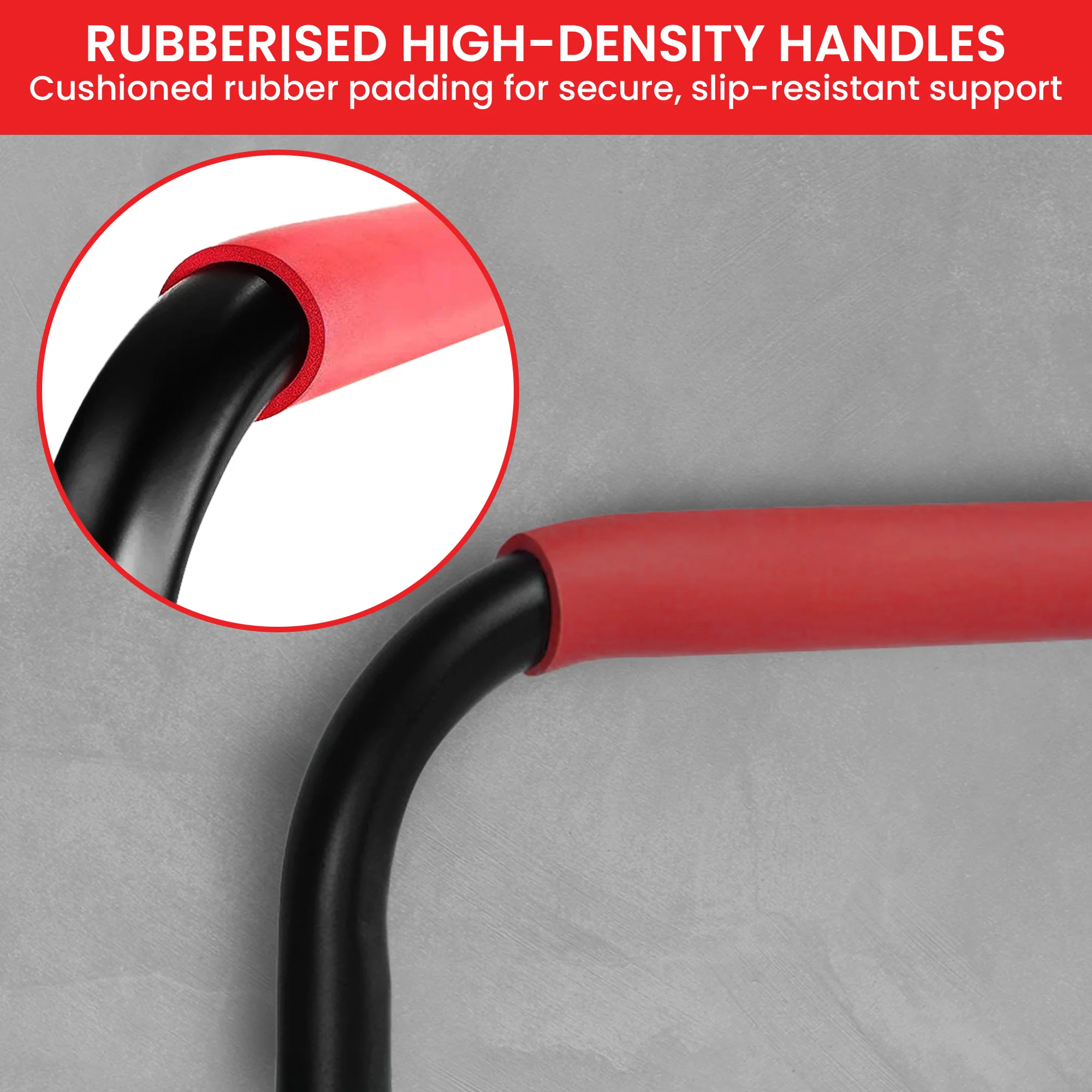 Powertrain Dip Bars Pair Load Capacity Separated Type Push-up Bars 200kg - Image 5