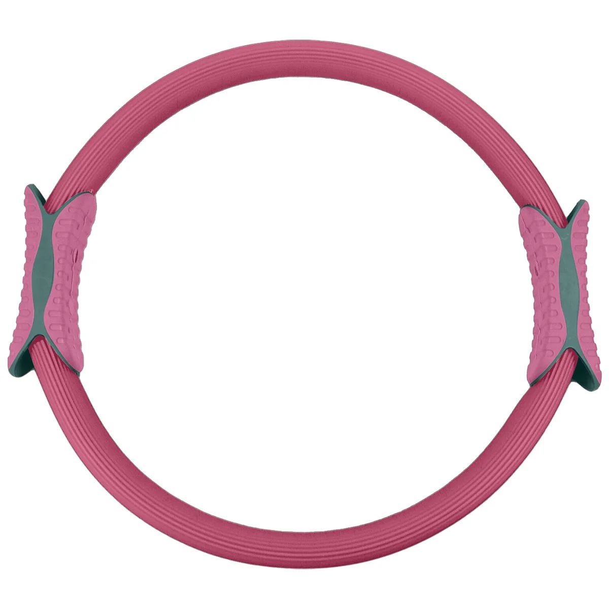 Powertrain Pilates Ring Band Yoga Home Workout Exercise Band - Pink - Image 2