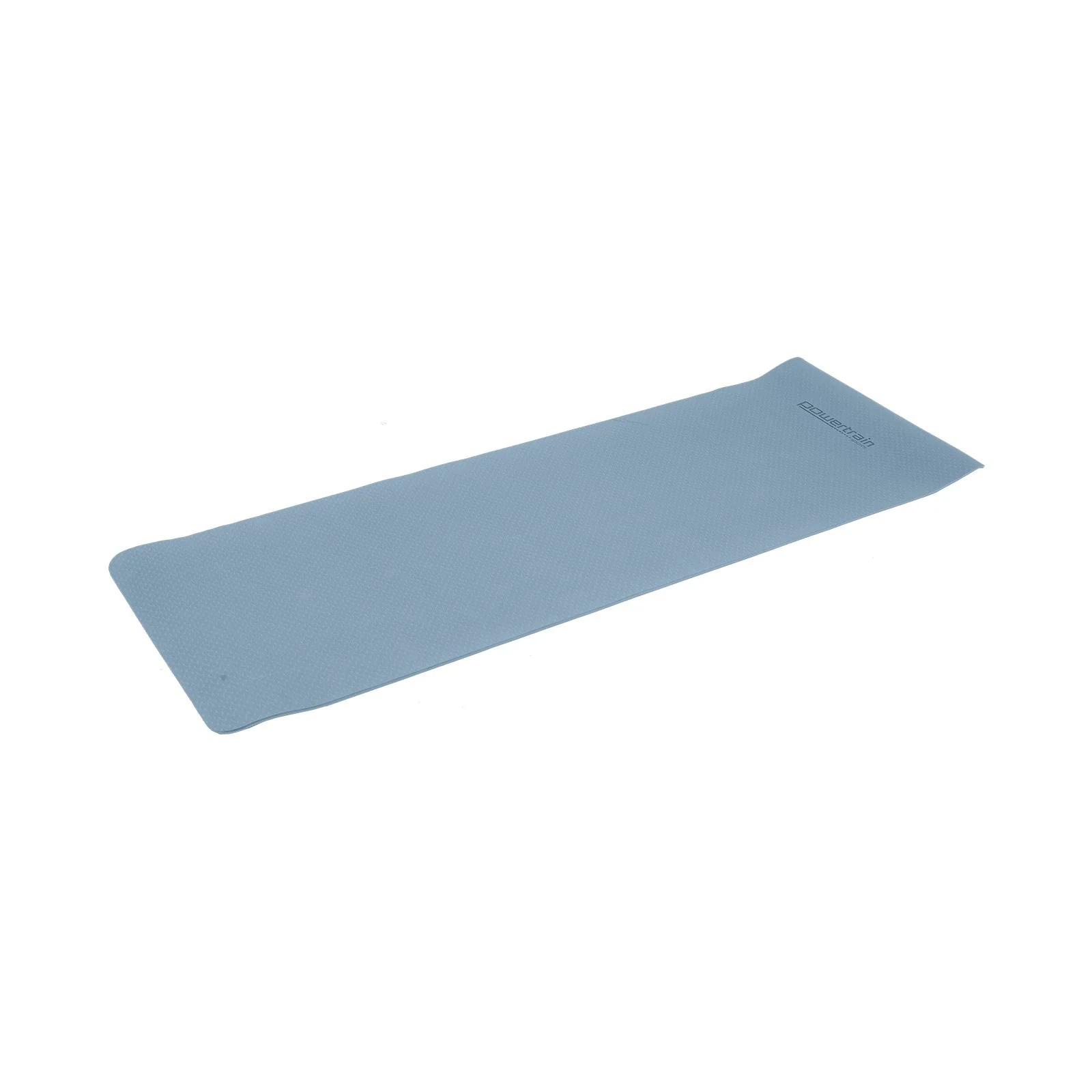 Powertrain TPE Yoga Pilates Exercise Mat 6mm - Sky Blue - Image 6
