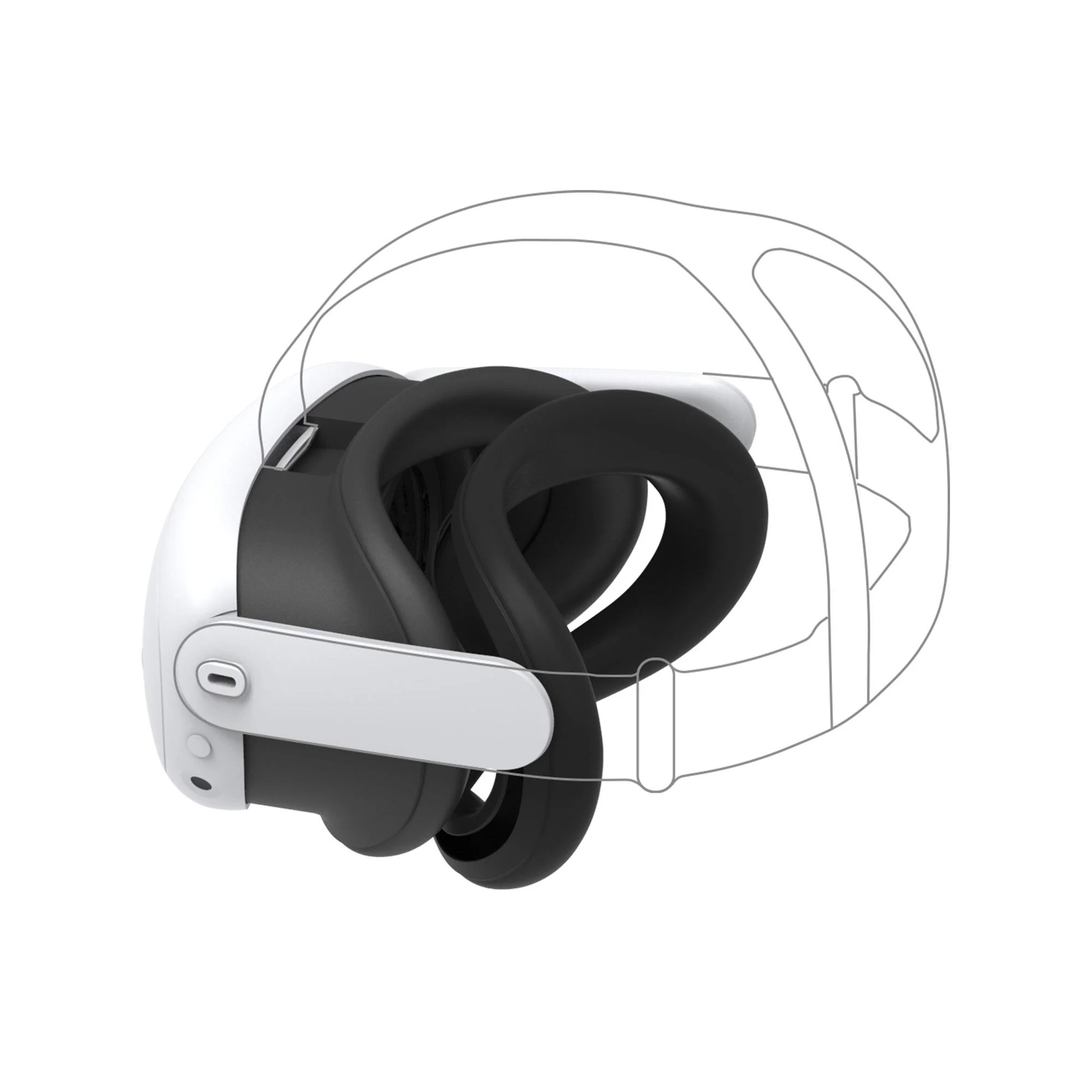 Powerwave Silicone Face Pad for Meta Quest 3 - Image 2