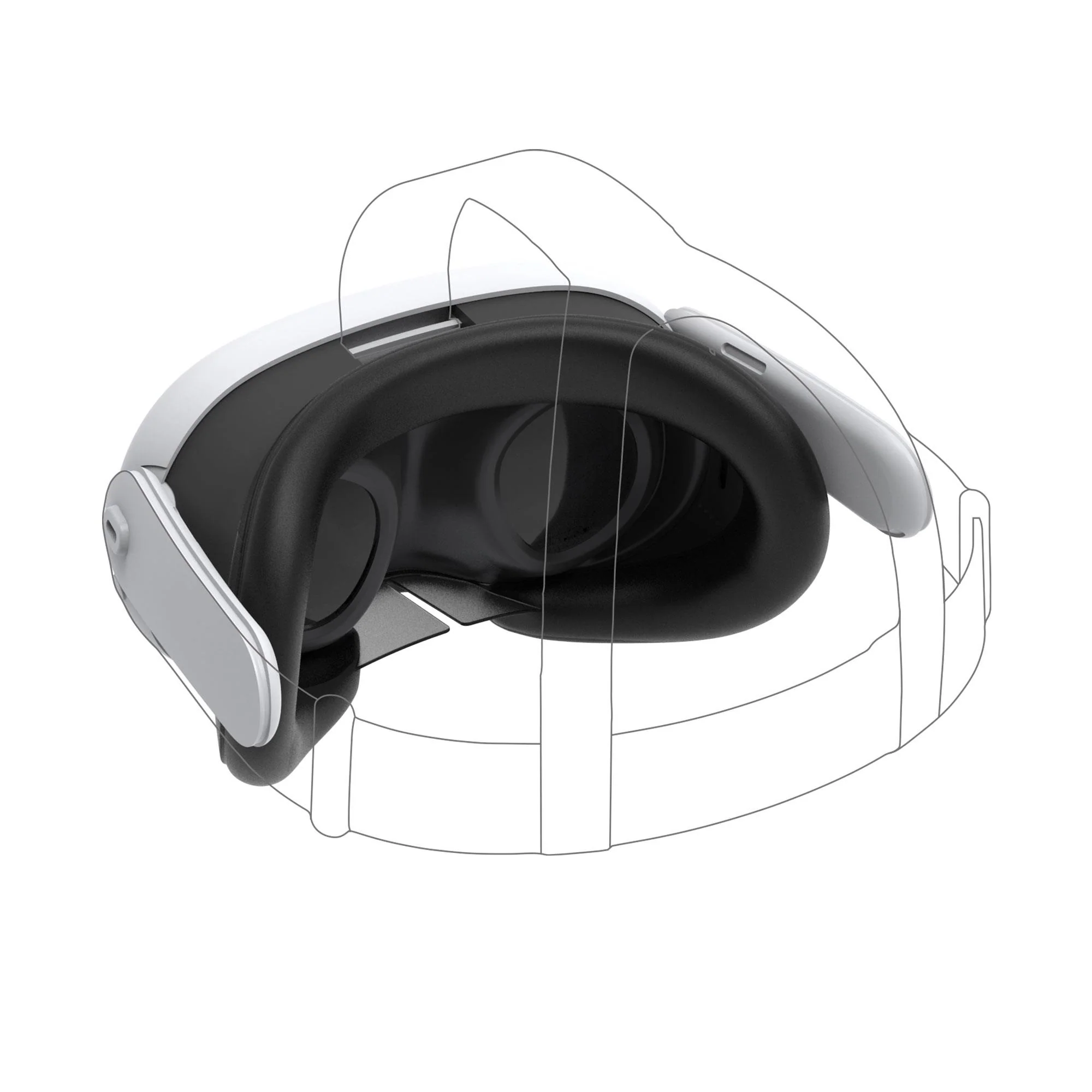 Powerwave Silicone Face Pad for Meta Quest 3 - Image 5