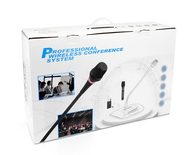 Precision Audio 8 Channel UHF Wireless Headset Microphone System Rack Mount LCD Display - Image 4