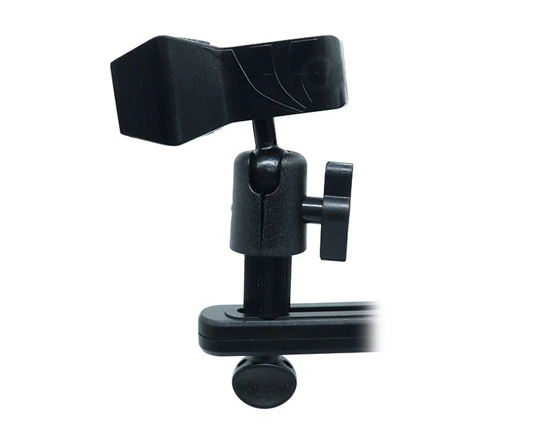 Precision Audio  Triple Desk Mic Stand Sturdy Metal Base Guitar Drums Recording - Image 2