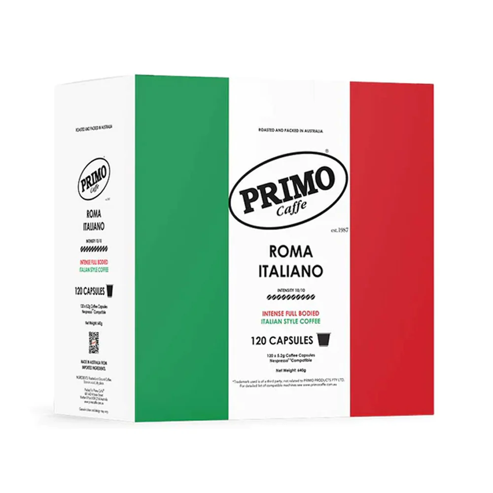 Primo Caffe Roma Intense Capsules 640g 120pcs - Image 2