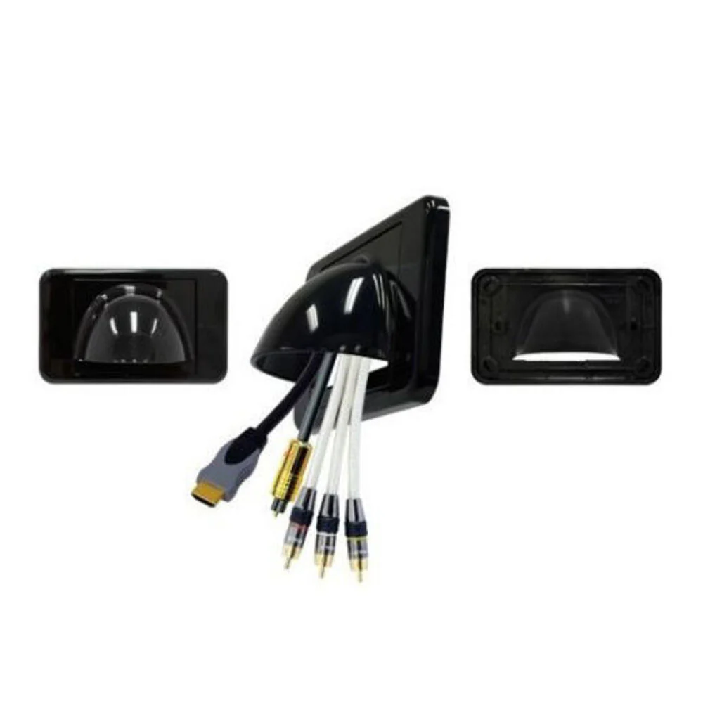 PRO2 Bullnose Wall Plate Cover (Black) - Image 2