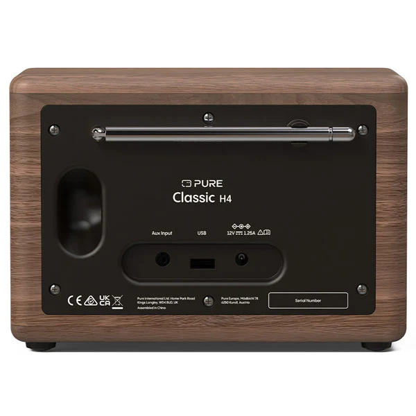 Pure Classic H4 DAB+/FM Radio - Coffee Black - Image 5