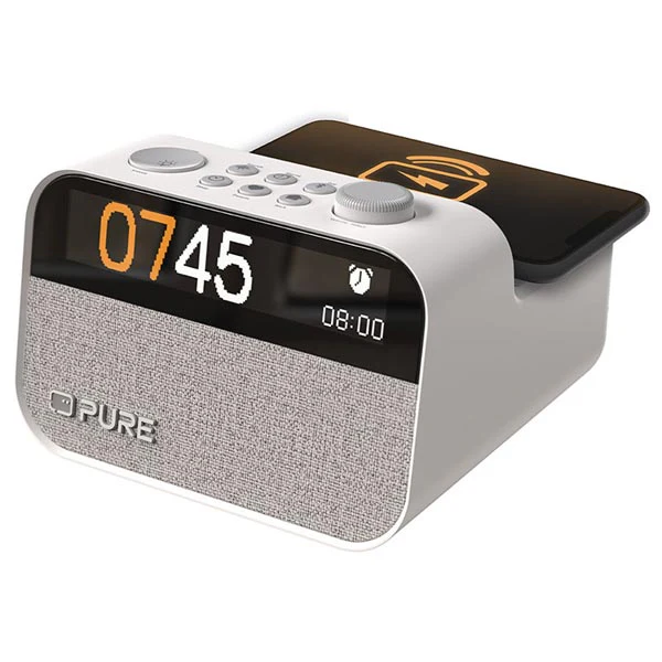 Pure Moment Charge Clock Radio and Sleep Companion - Grey - Image 4