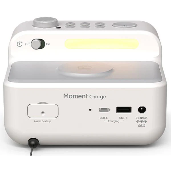 Pure Moment Charge Clock Radio and Sleep Companion - Grey - Image 5
