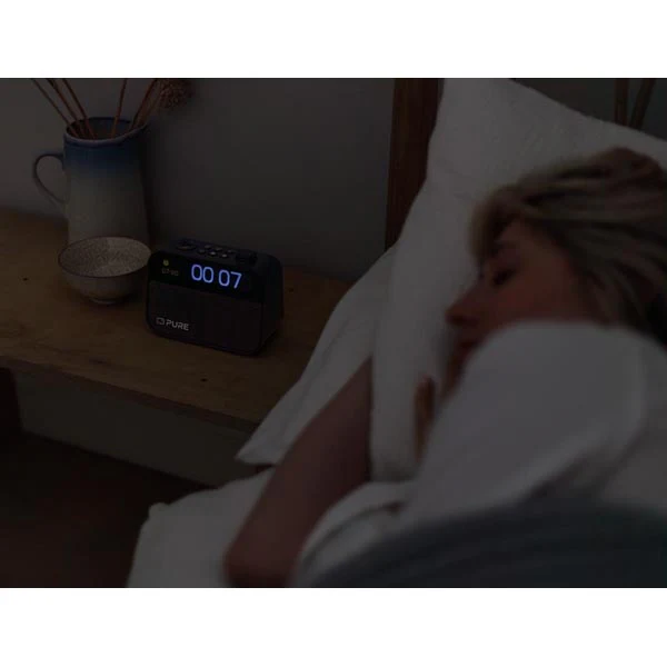 Pure Moment Clock Radio and Sleep Companion - Black - Image 5