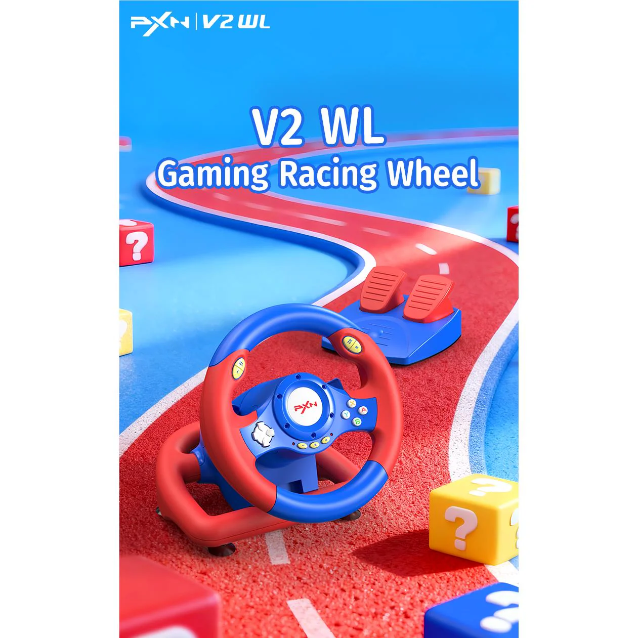 PXN V2 WL Wireless Steering Wheel for Nintendo Switch 2 - Image 4