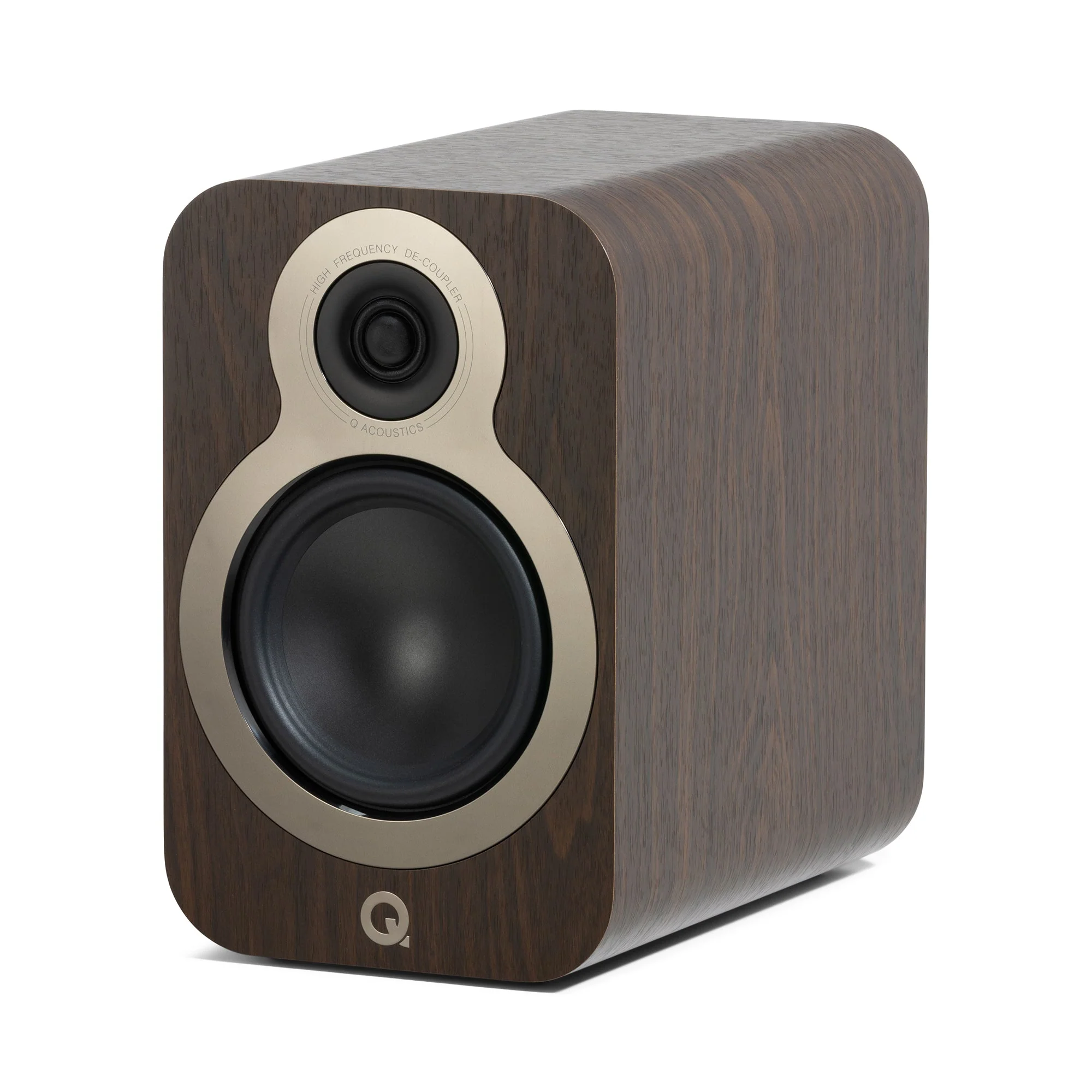 Q Acoustics 3020c Standmount Speakers Walnut  Pair - Image 2