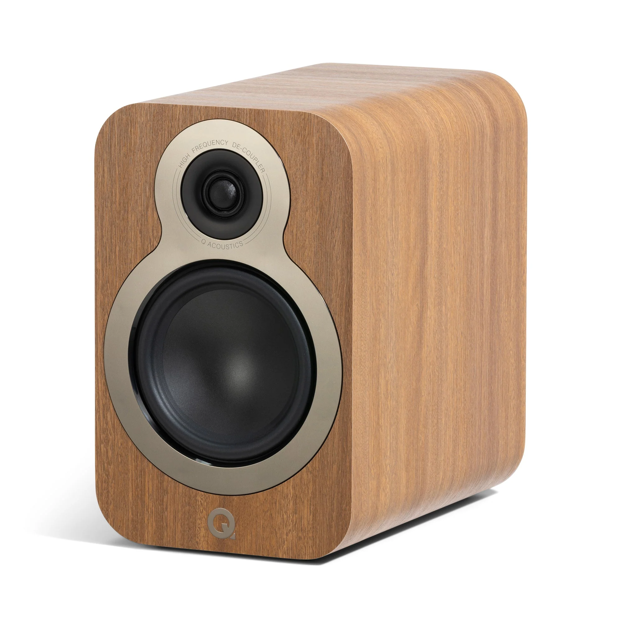 Q Acoustics 3030c Standmount Speakers Oak Pair - Image 2