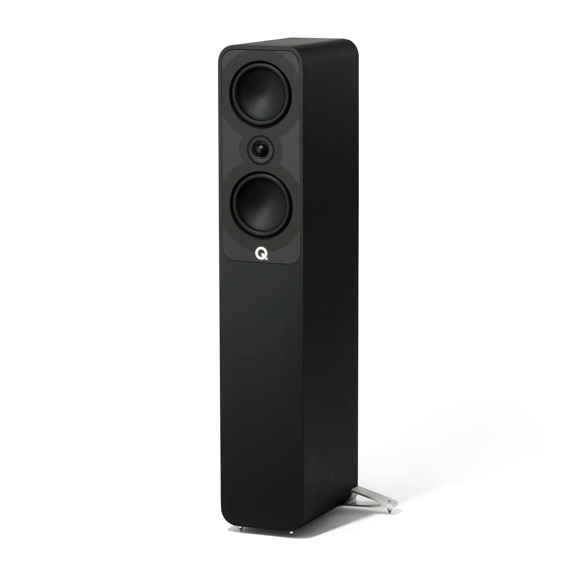 Q Acoustics 5040 Satin Black Floorstanding Speakers Pair - Image 2