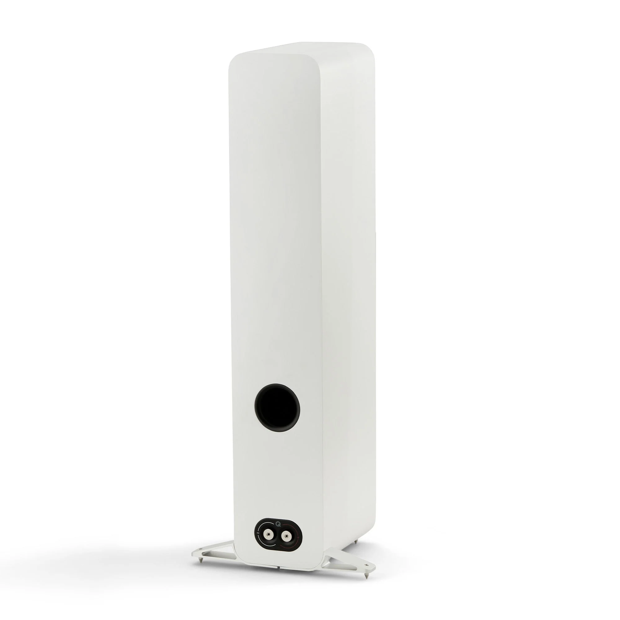Q Acoustics 5040 Satin White Floorstanding Speakers Pair - Image 2