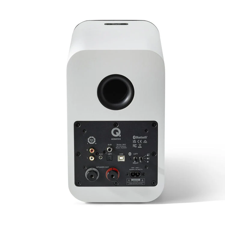 Q Acoustics M20 HD Wireless Bluetooth Music System (White) - Image 4